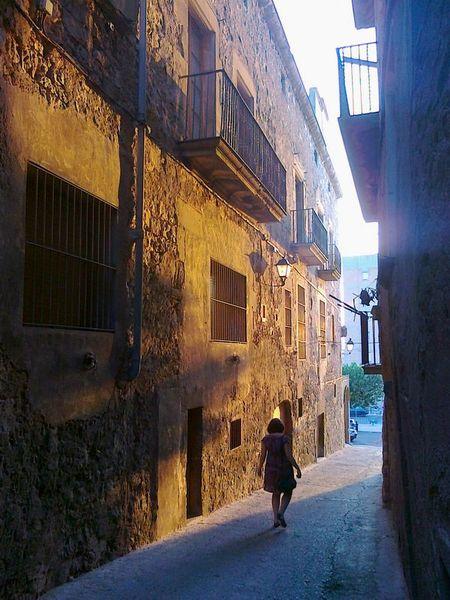 6 de Agost de 2012 Carreró de Cervera a posta de sol.  Cervera -  Josep Maria Santesmasses Palou