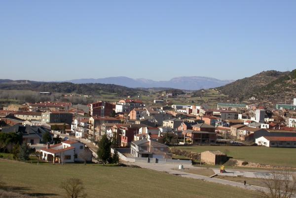 10.8.2012 Vista de Torà amb el Montsec al fons  Torà -  Ramon Sunyer