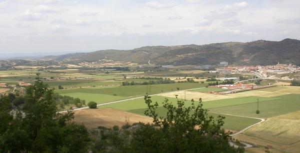 10.8.2012 Vista de la vall del Llobregós  Torà -  Ramon Sunyer