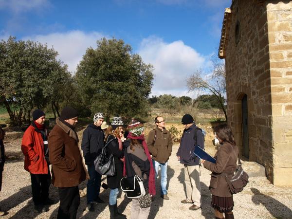 30.11.2012 ermita de la Soledat, on llegirem els goigs de la Mare de Déu de la Soledat  Selvanera -  Camins de Sikarra