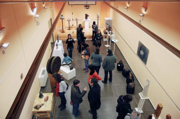 1 de Desembre de 2012 Inauguració de l’exposició ‘Escultura és cultura’   Guissona -  Laura Farré