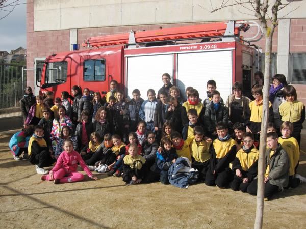 7 de Desembre de 2012 Taller educatiu 'El Foc i Tu' de del Cos del Bombers de la Generalitat,  Cervera -  Consell Comarcal de la Segarra