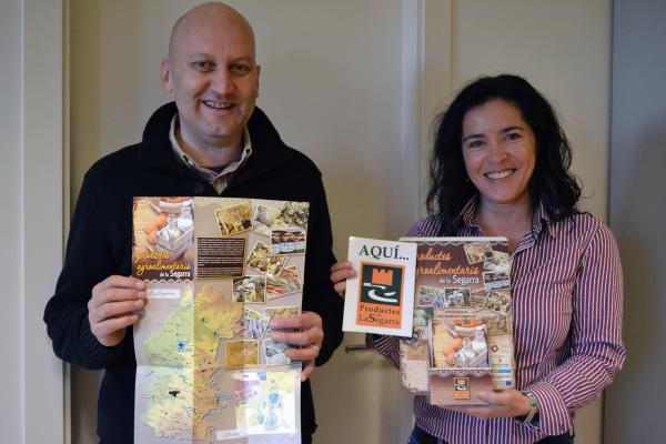 Miquel Parramon, Conseller de Turisme , i la consellera de Promoció Econòmica del Consell, Rosa Santana