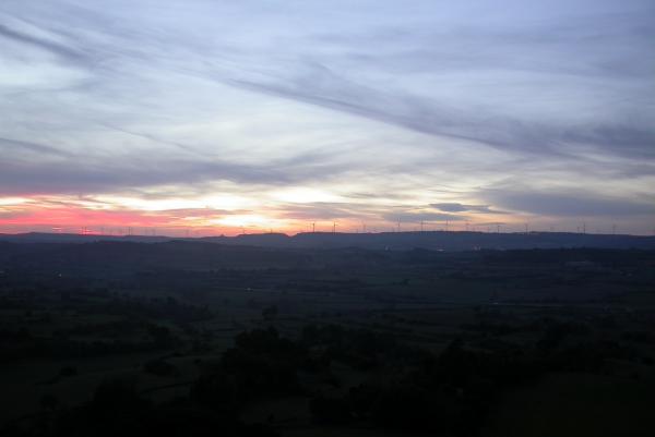 4 de Gener de 2013 Posta de sol des de la torre de la Manresana  Els Prats de Rei -  Ramon Sunyer