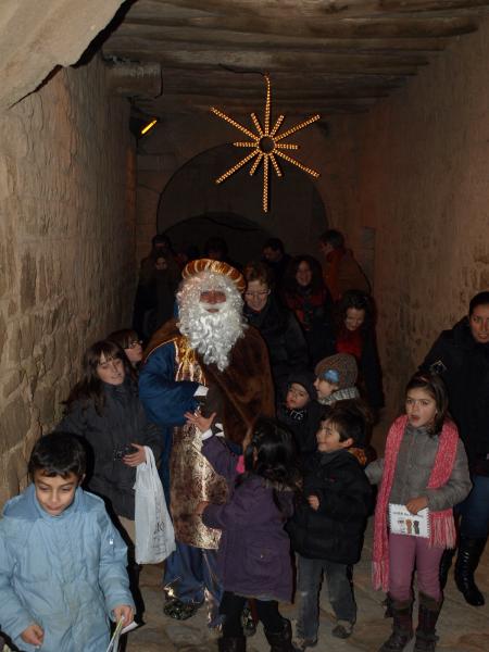 5 de Gener de 2013 el Rei Melcior entrant al nucli antic de Florejacs  Florejacs -  Jaume Moya