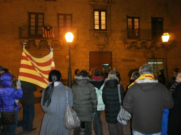 23 de Gener de 2013 Celebració per la declaració de sobirania del poble de Catalunya a Cervera  Cervera -  Narcís Turull