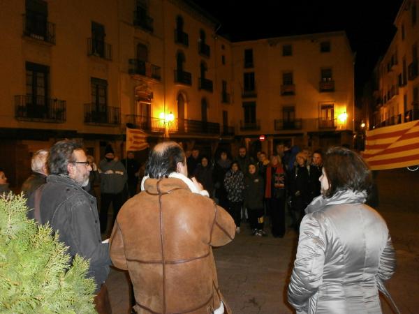 23 de Gener de 2013 Celebració per la declaració de sobirania del poble de Catalunya a Cervera  Cervera -  Narcís Turull