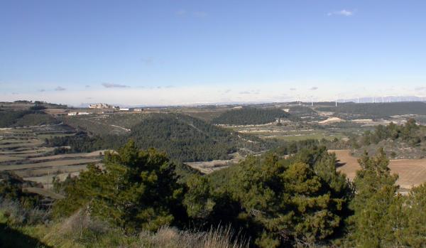 26.1.2013 Vista del nucli de Carbasí  Argençola -  Ramon Sunyer