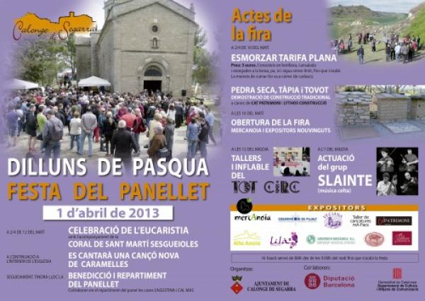 cartell Festa del Panellet - Calonge de Segarra