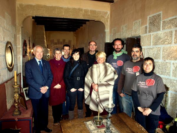 lliurament de la flor de Florejacs a l'escriptor Vidal Vidal