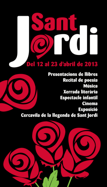 cartell Sant Jordi 2013 - Cervera