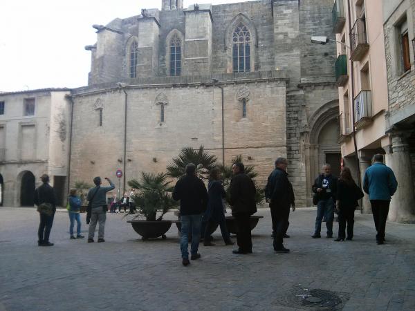 6.5.2013 Exterior de l'església de santa Maria  Santa Coloma de Queralt -  Ramon Sunyer