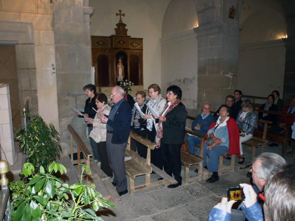 26 de Maig de 2013 interpretació dels goigs de la Marededéu de Santesmasses  Torrefeta -  David Garcia