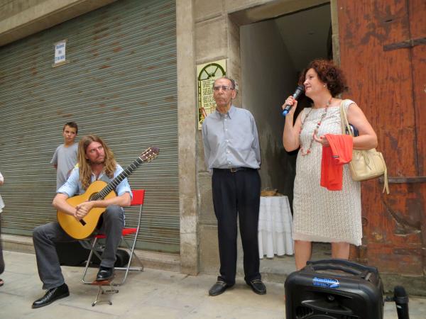 11 de Juliol de 2013 Itinerari poètic Jordi Pàmias  Guissona -  Premsa Guissona