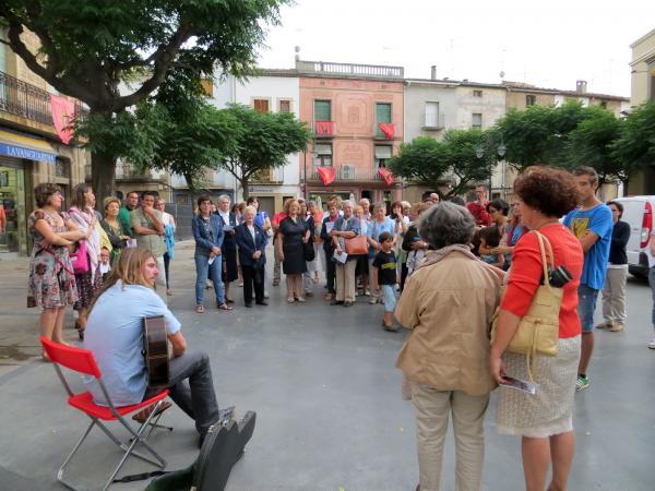 11.7.2013 Itinerari poètic Jordi Pàmias  Guissona -  Premsa Guissona