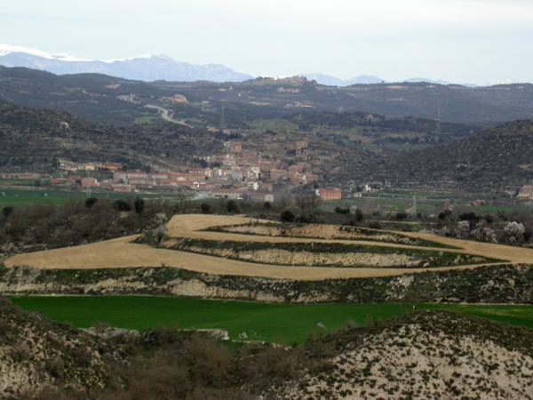 13 de Març de 2013 Al fons Biosca  Vall del Llobregós -  Ramon Sunyer