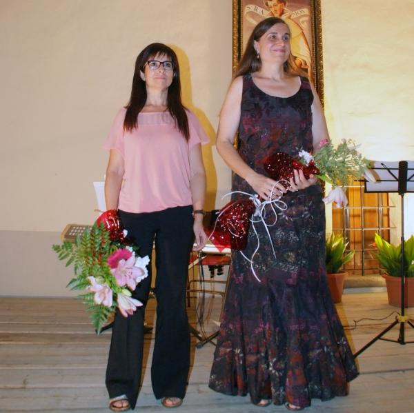 17.8.2013 la pianista Montse Vejer, de Sant Ramon, i la cantant Anna Gascón, de Gospí,  Sant Ramon -  Josep Mª Pinyot