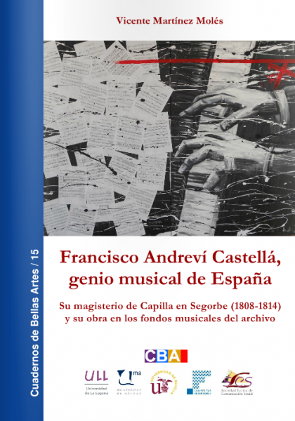 Portada de llibre Francisco Andreví Castellá, genio musical de España -  Portada de llibre Francisco Andreví Castellá, genio musical de España -