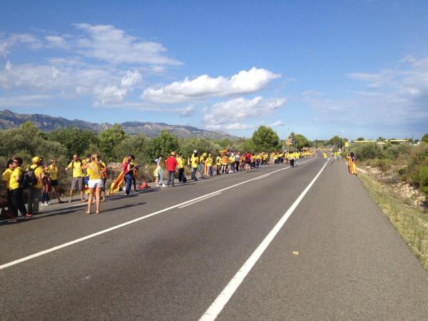 11 de Setembre de 2013 Fent cadena  -  Josep M Secanell