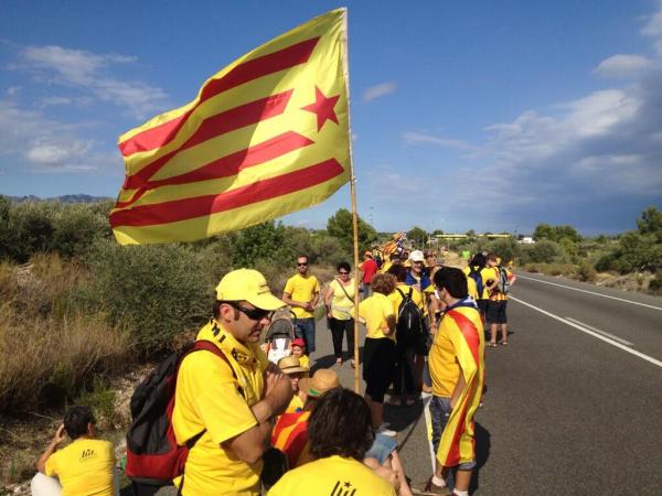 11 de Setembre de 2013 Preparant la cadena  -  JM Secanell