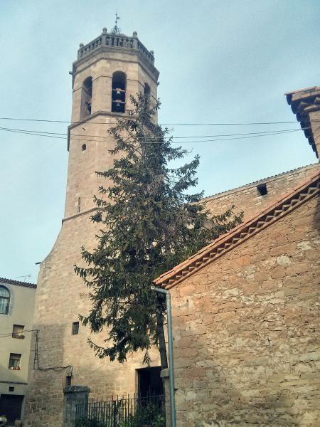 2 de Novembre de 2013 Vista de l'esglèsia  Els Prats de Rei -  Ramon Sunyer