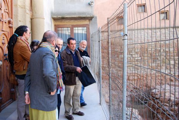 14 de Novembre de 2013 Pere Tardà explicant detalls de la proposta sobre el terreny  Els Prats de Rei -  Ramon Sunyer