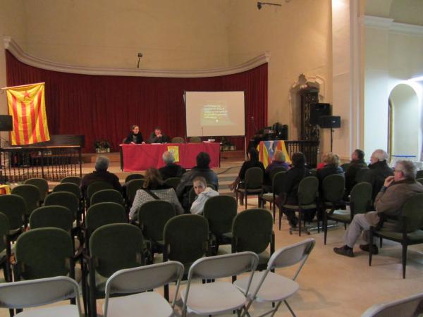 imatge de l'auditori durant l'acte - Cervera