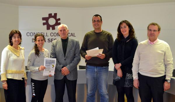 10 de Gener de 2014 acte de lliurament dels premis de la 11a edició Jove Emprenedor a la Segarra.  Cervera -  CC Segarra