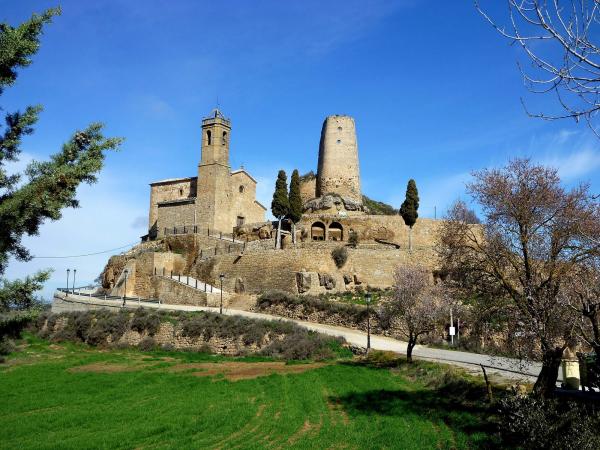 6 de Març de 2014 Vista del castell i la torre  Lloberola -  Isidre Blanc