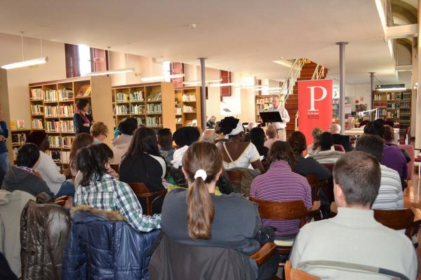 21.3.2014 celebració del Dia Mundial de la Poesia  Cervera -  CC Segarra