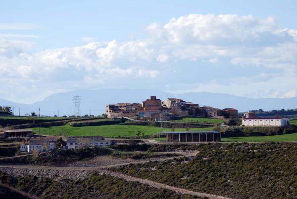 4 de Abril de 2014 Vista del poble  Carbasí -  Ramon Sunyer