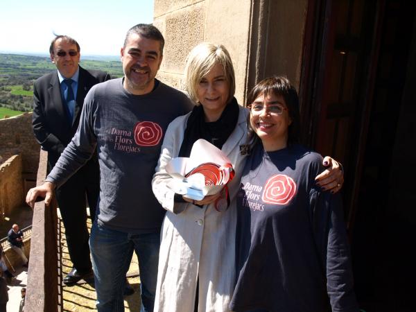 5 de Abril de 2014 Mònica Terribas va rebre la Flor de Florejacs  Florejacs -  Jaume Moya