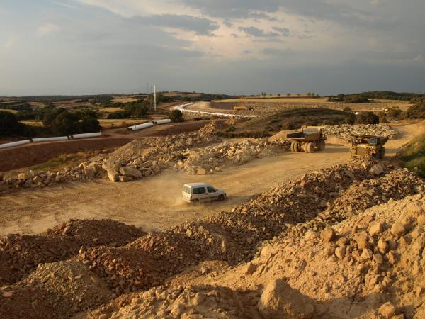 obres del Canal Segarra - Garrigues al seu pas per la Segarra - Florejacs