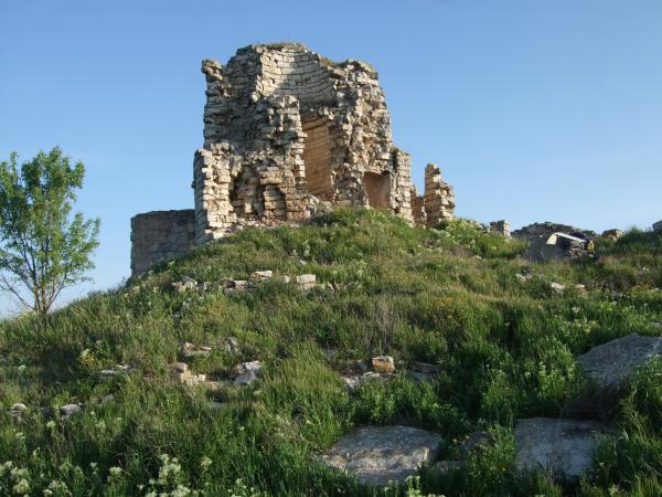 Abans de la segona intervenció arqueològica al castell Sant Miquel d’Alta-riba - 
