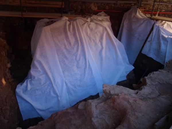 protecció provisional de les restes - Els Prats de Rei