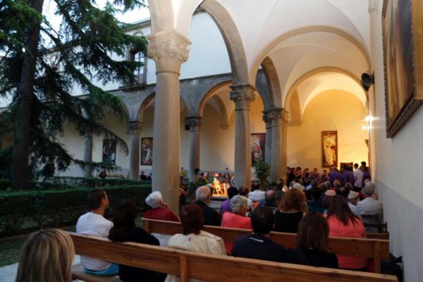 28 de Juny de 2014 Actuació de la Coral de Sant Ramon al claustre del Santuari  Sant Ramon -  CC Segarra