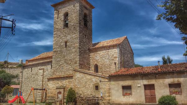 27.7.2014 Església Sant Pere gòtic (XVI)  Castellnou d'Oluges -  Ramon Sunyer