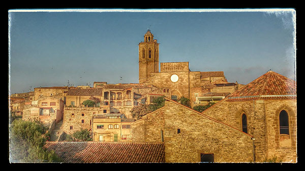 19 de Agost de 2014 Església Santa Maria gòtic (XIV, XV)  Cervera -  Ramon Sunyer