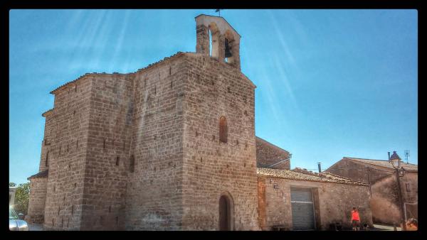 15 de Agost de 2014 Església Sant Pere romànic (XII)  Sant Pere del Vim -  Ramon Sunyer