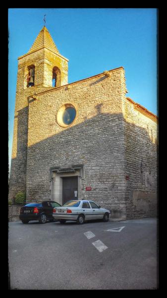 22.8.2014 Ermita Santa Maria gòtic (XIV)  Montmaneu -  Ramon Sunyer