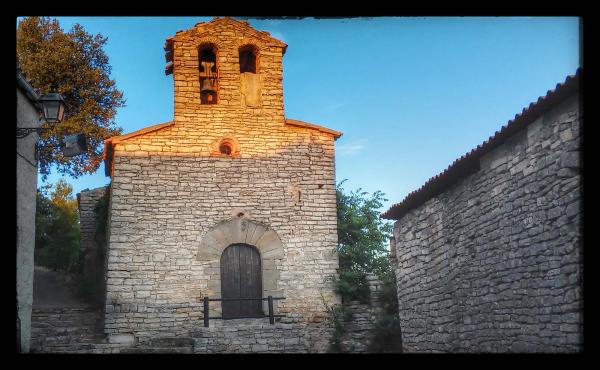 22.8.2014 Santa Maria romànic  El Castell de Santa Maria -  Ramon Sunyer