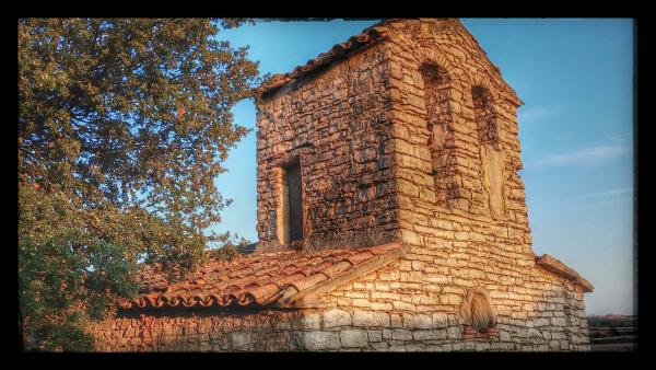 22.8.2014 Santa Maria romànic  El Castell de Santa Maria -  Ramon Sunyer