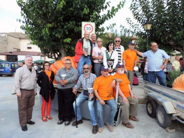 Guanyadors de la 7a edició del Concurs de Carbasses Gegants 5.10.2014 Guanyadors de la 7a edició del Concurs de Carbasses Gegants Sedó - Josep Vall