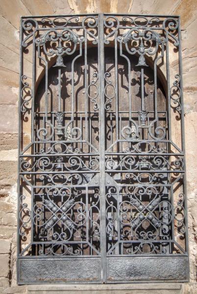 27 de Octubre de 2014 Porta forjada del castell  L'Aranyó -  Ramon Sunyer