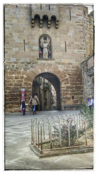 2.11.2014 portal de l'Àngel gòtic (XIV)  Guissona -  Ramon Sunyer