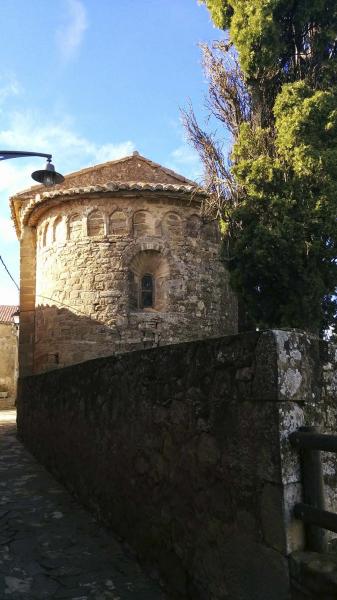 16.11.2014 Església Sant Pere detall absis  Sant Pere de l’Arç -  Ramon Sunyer