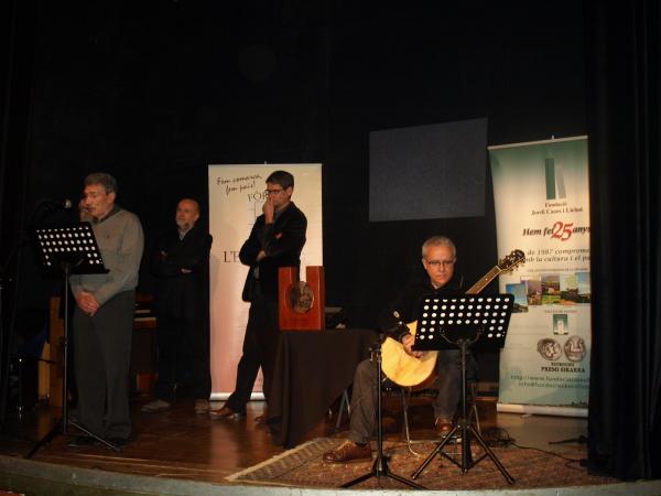 lliurament del Premi Sikarra 2013 a l'Associació d'Amics de l'Arquitectura Popular - Guissona