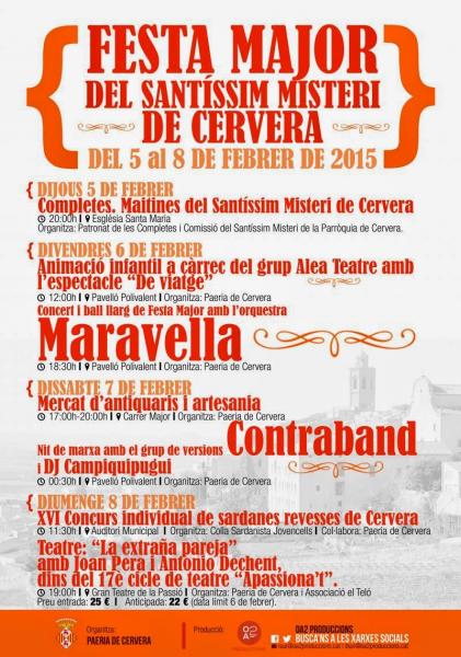 cartell Festa Major del Santíssim