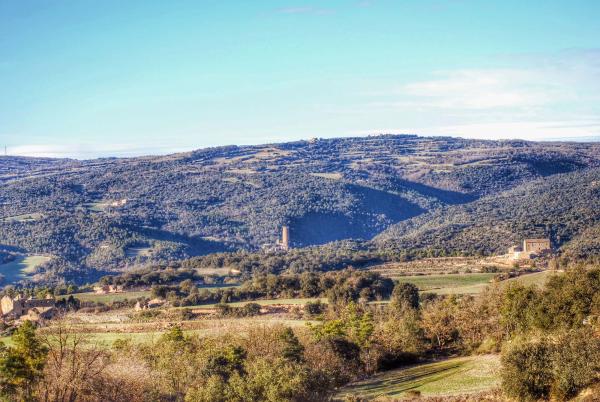 31.1.2015 Vista de la torre de Vallferosa  Sant Serni -  Ramon Sunyer