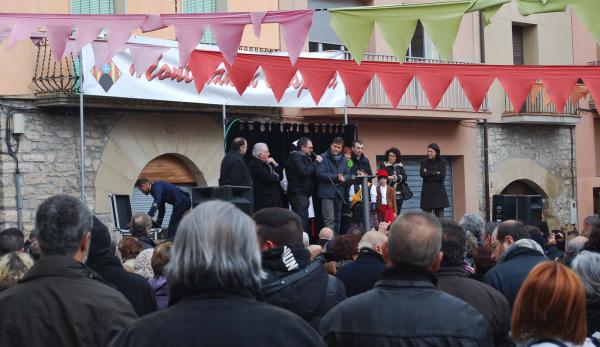 15.2.2015 Festa de la Caldera, el pregó  Montmaneu -  Ramon Sunyer